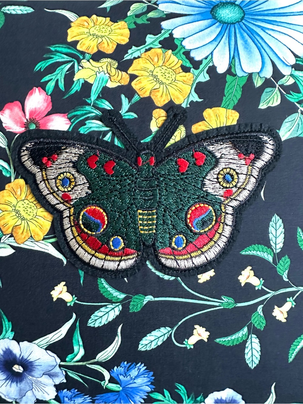 Gucci Flora Butterfly Cushion by Fili NY - Picture 5 of 5